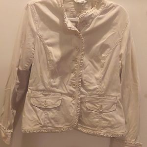 Euc Vintage Whbm Cream jacket